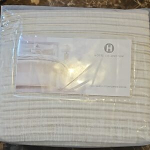 FULL/QUEEN COMFORTER COVER IKAT STRIPE